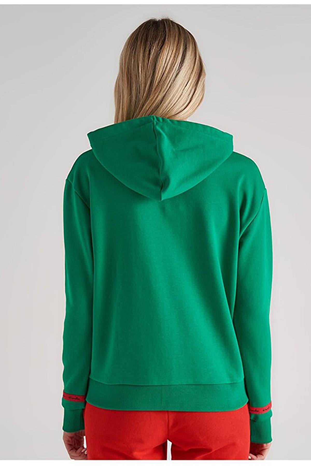 Benetton Kadın Sweatshirt BNT-W20195 Yeşil