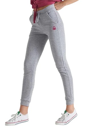 Benetton Kadın Jogger Eşofman Altı BNT-W20210 Gri