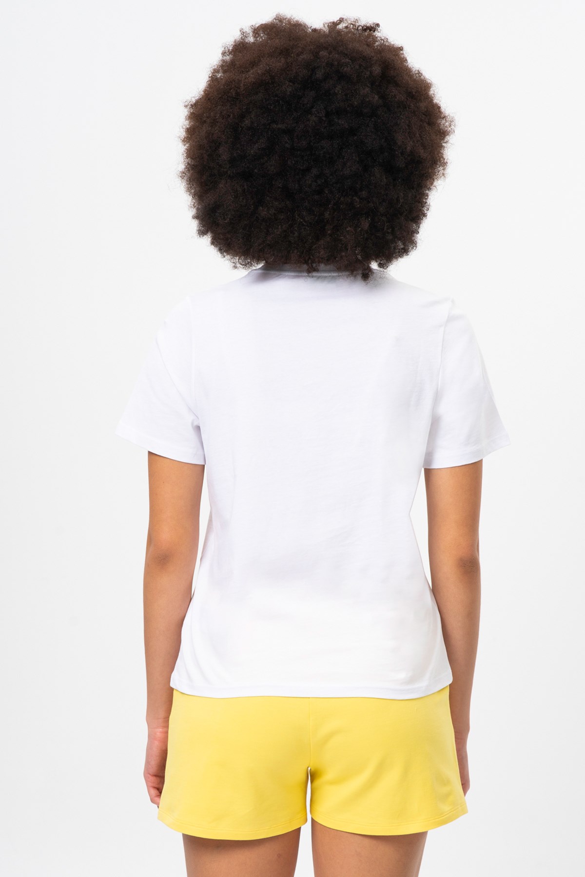 Benetton Kadın Tişört BNT-W20392 Beyaz