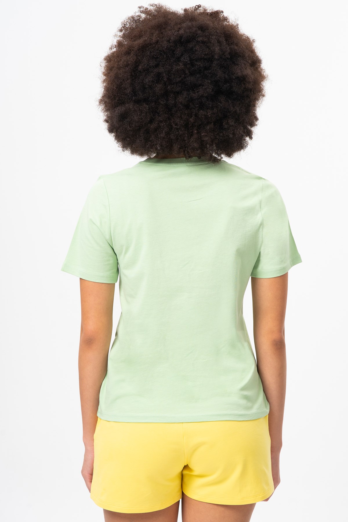 Benetton Kadın Tişört BNT-W20392 Yeşil