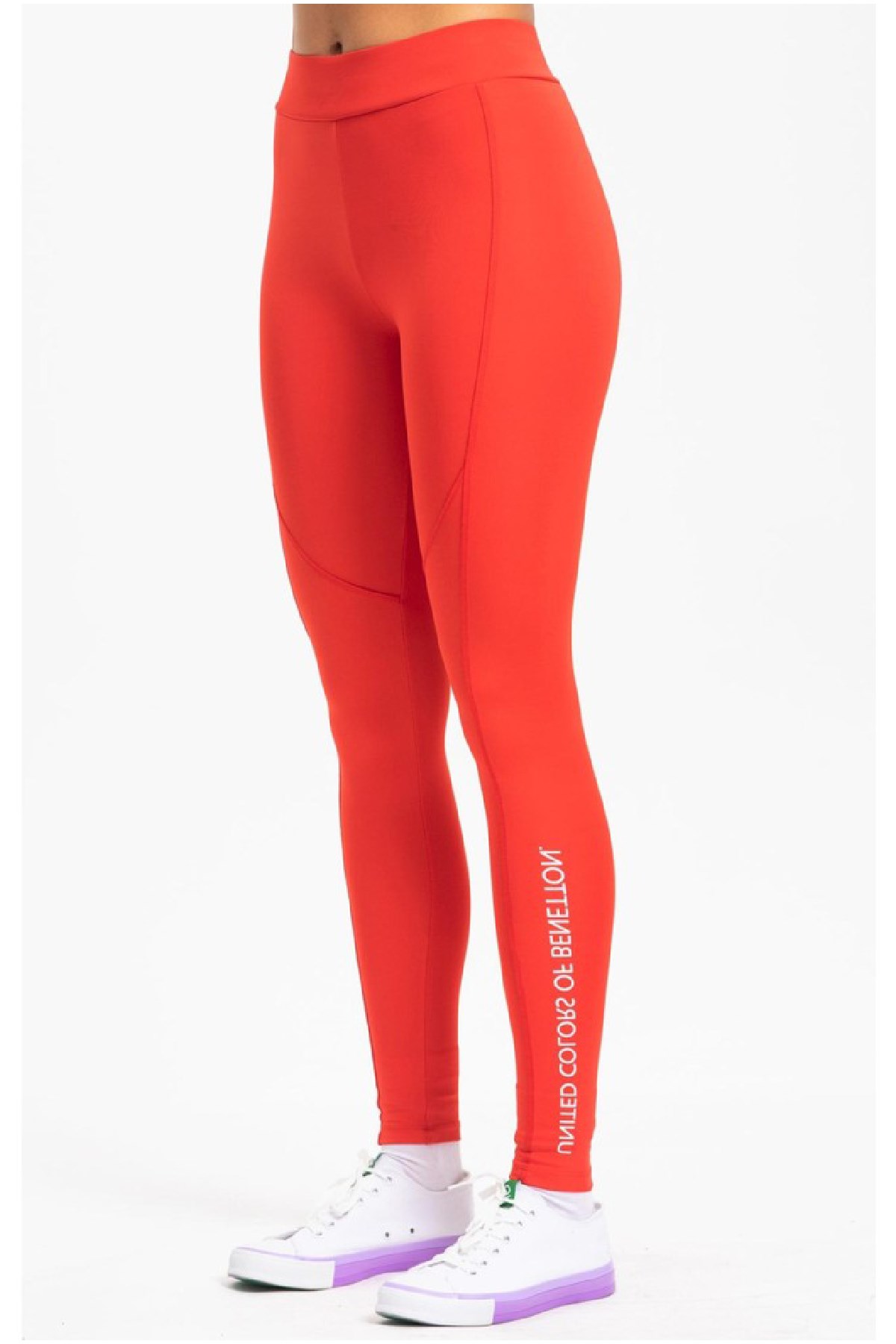 Benetton Kadın Tayt BNT-W20394 Turuncu