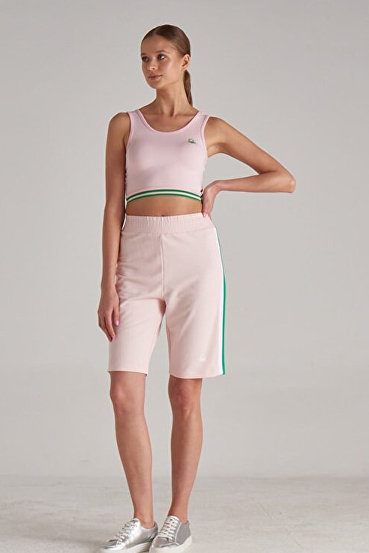 Benetton Kadın Tişört BNT-W228 TOP Pembe