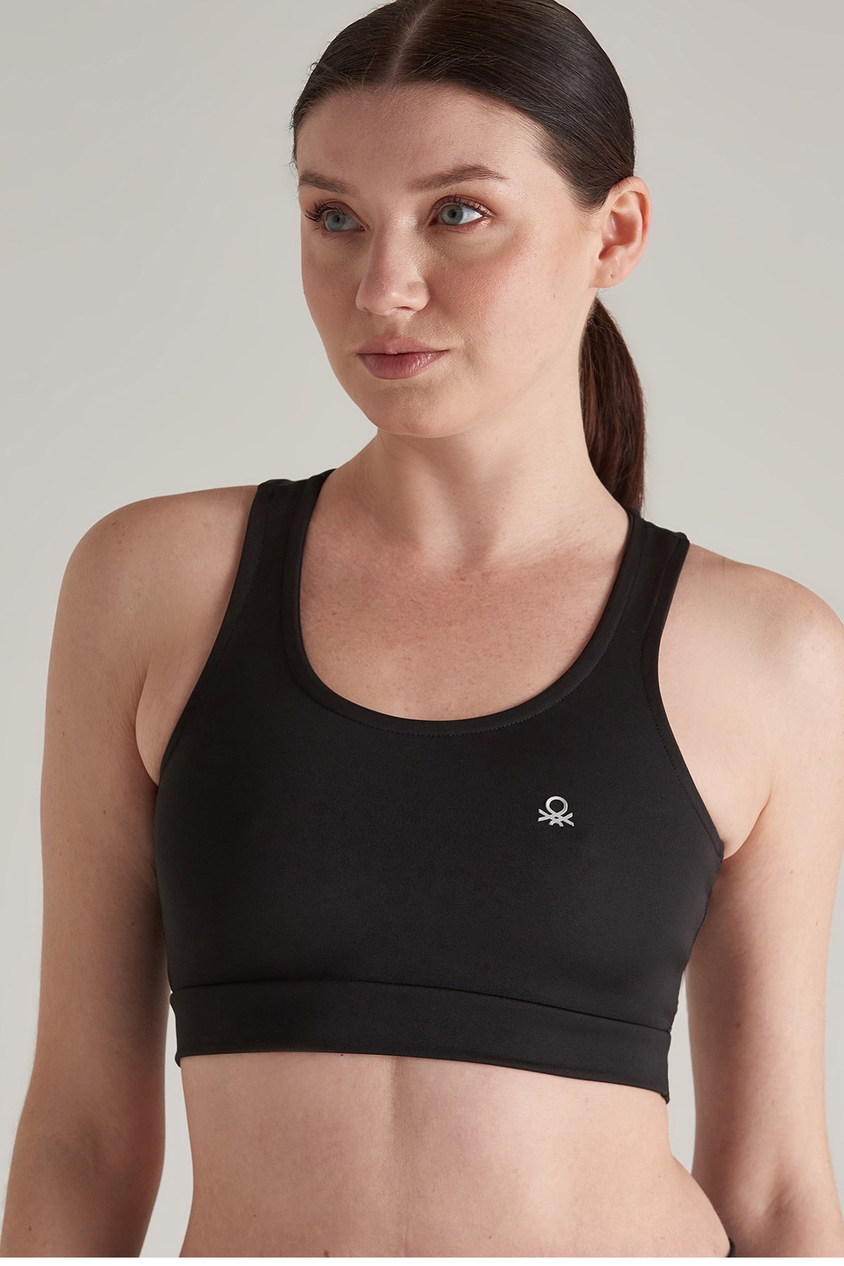 Benetton Kadın Tişört BNT-W231 TOP Siyah