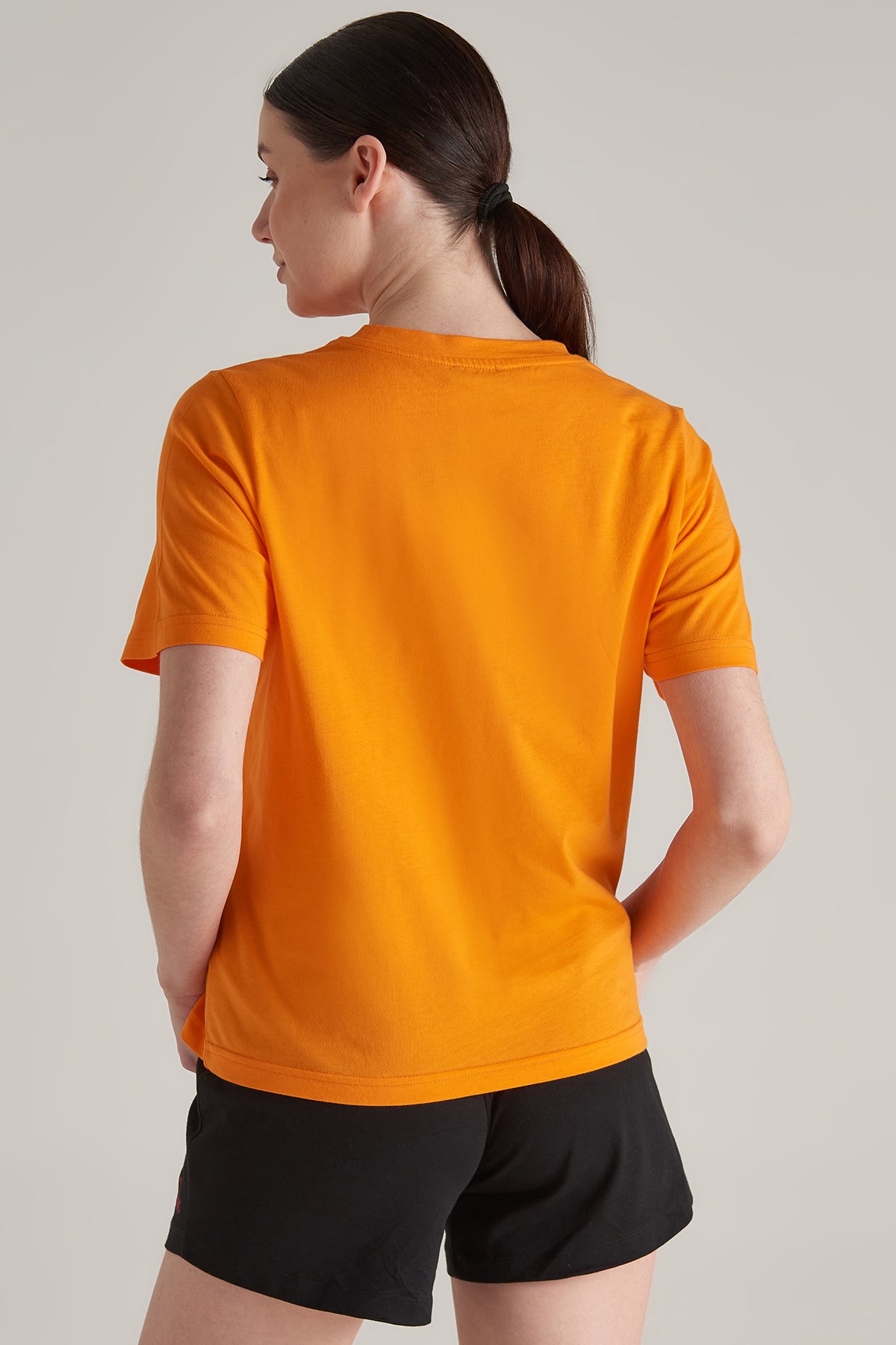 Benetton Kadın Tişört BNT-W245 TOP Turuncu