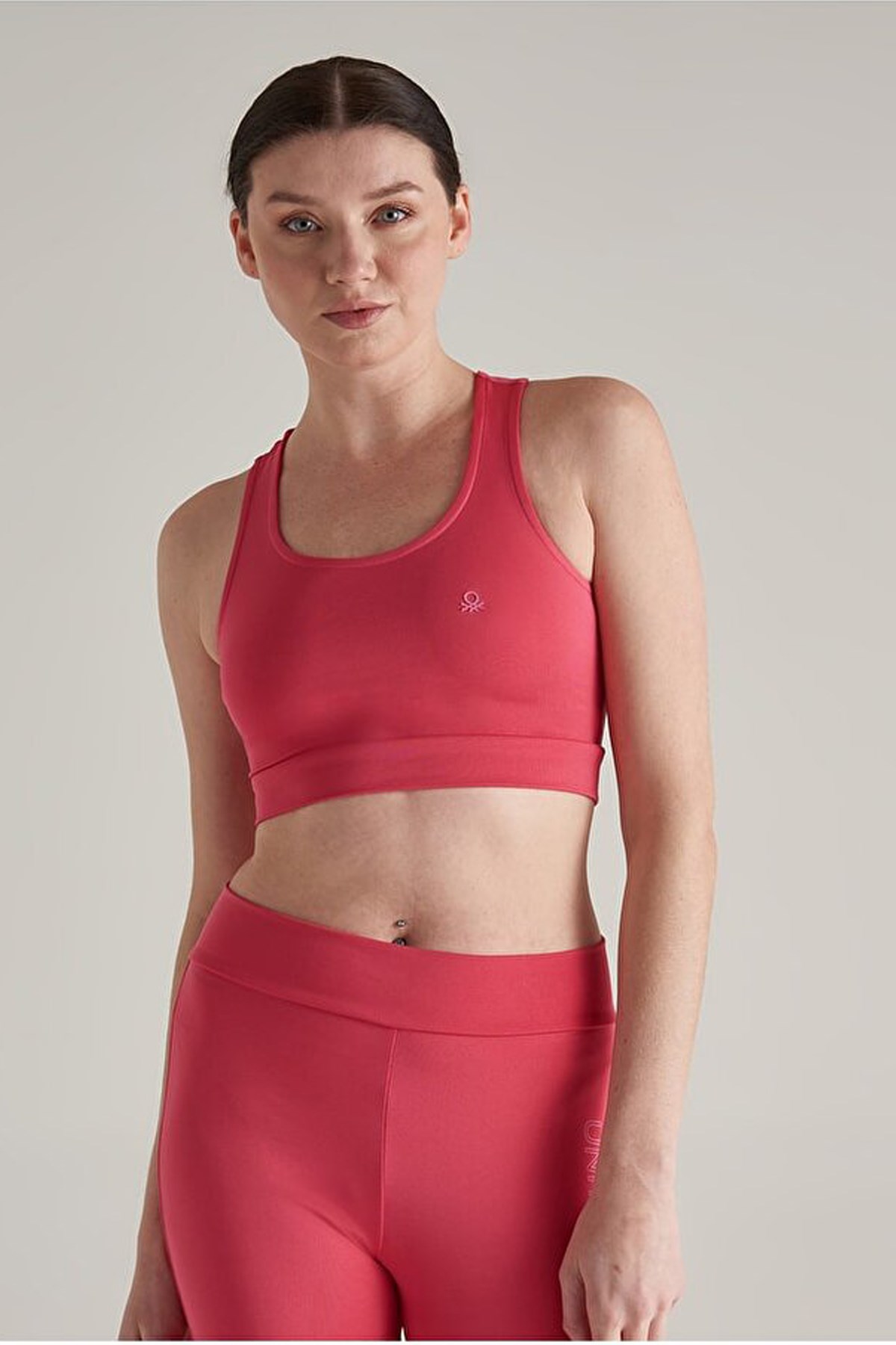 Benetton Kadın Tayt BOTTOM BNT-W255 Pembe