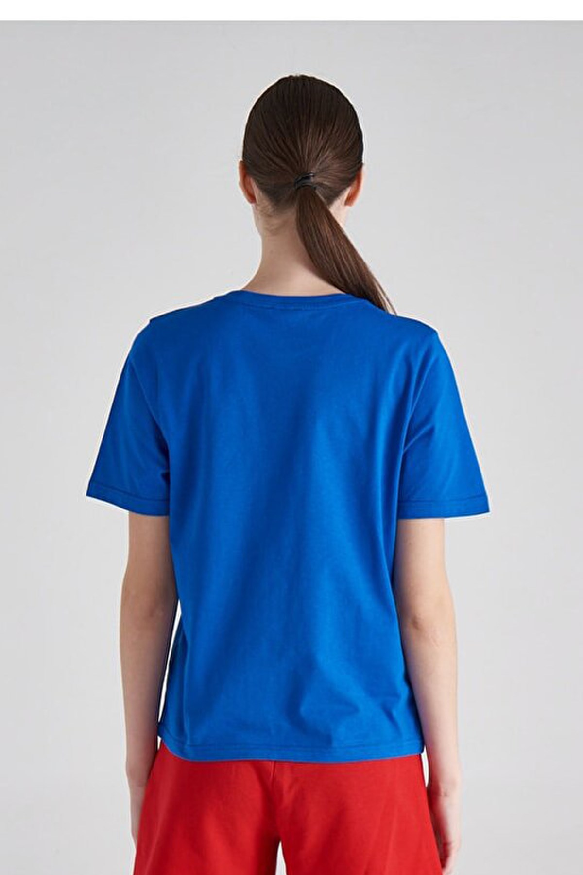 Benetton Kadın Tişört BNT-W260 TOP Mavi