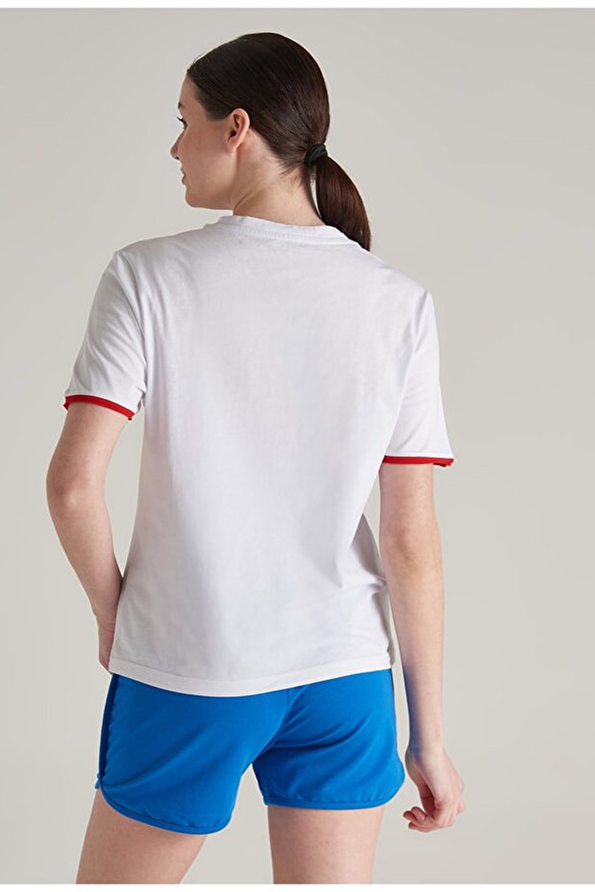 Benetton Kadın Tişört BNT-W261 TOP Beyaz