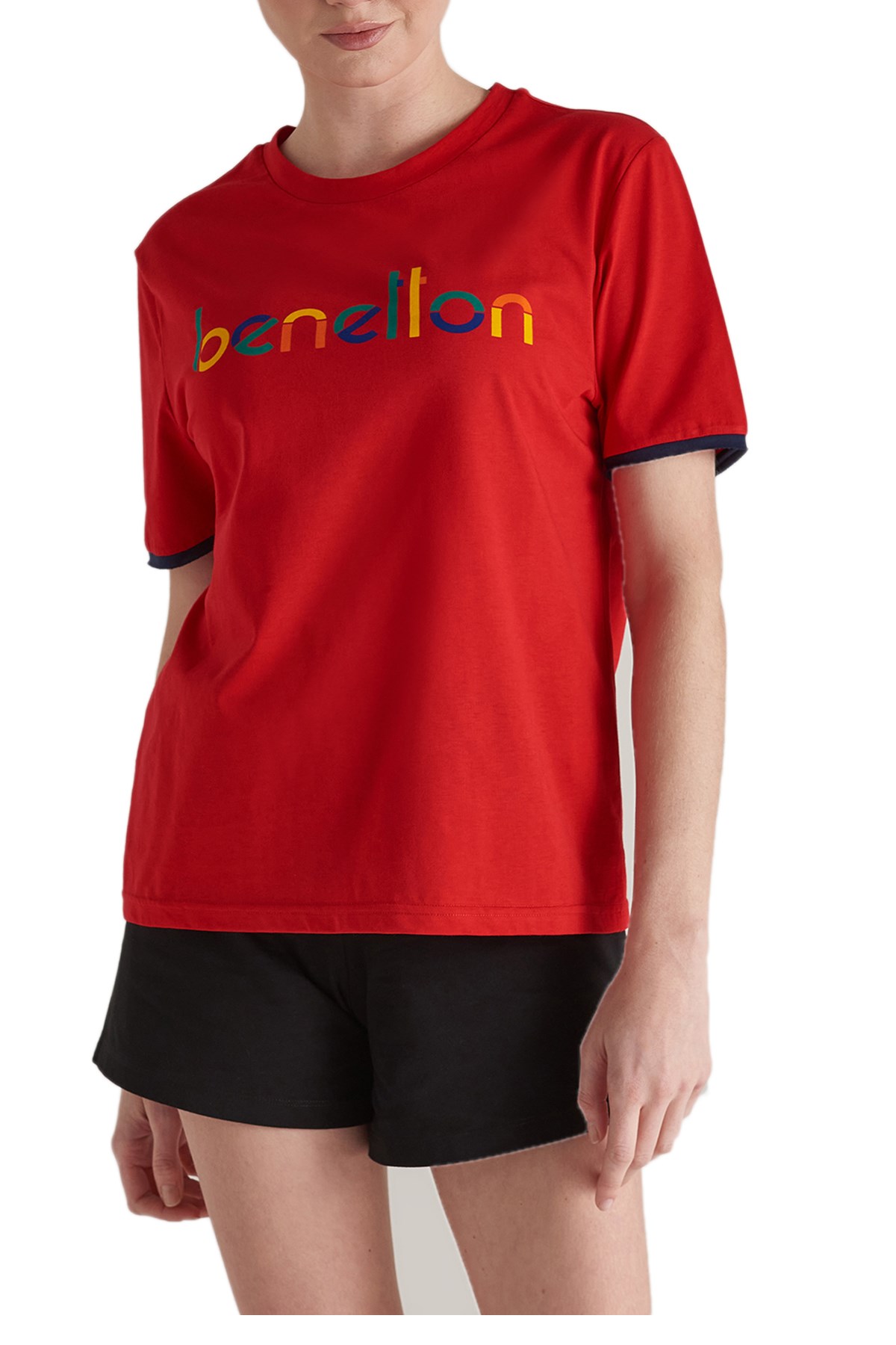 Benetton Kadın Tişört BNT-W261 TOP Kırmızı