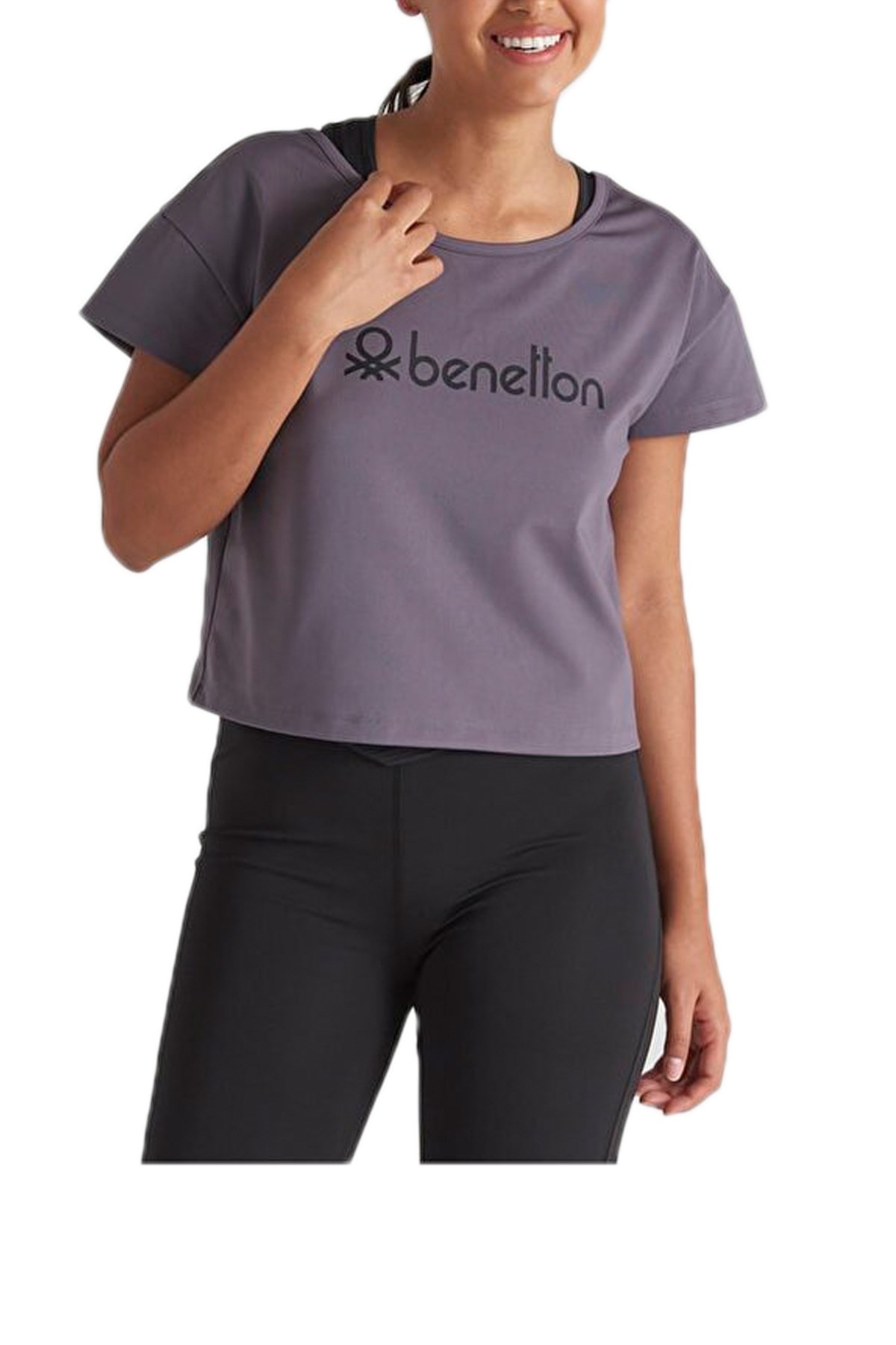 Benetton Kadın Üst BNT-WA79 Antrasit