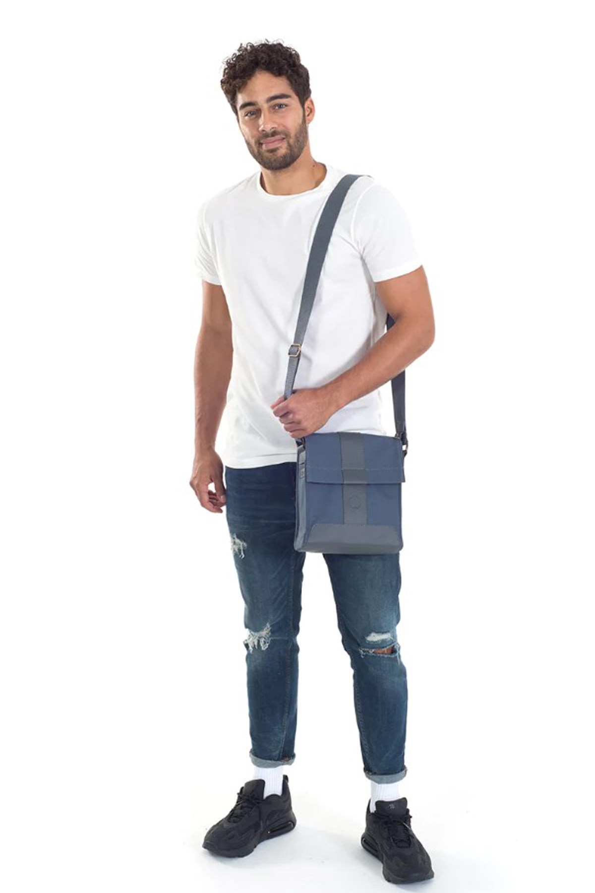 Nors Brixton Midi Omuz Çantası BRXMD001 Gri