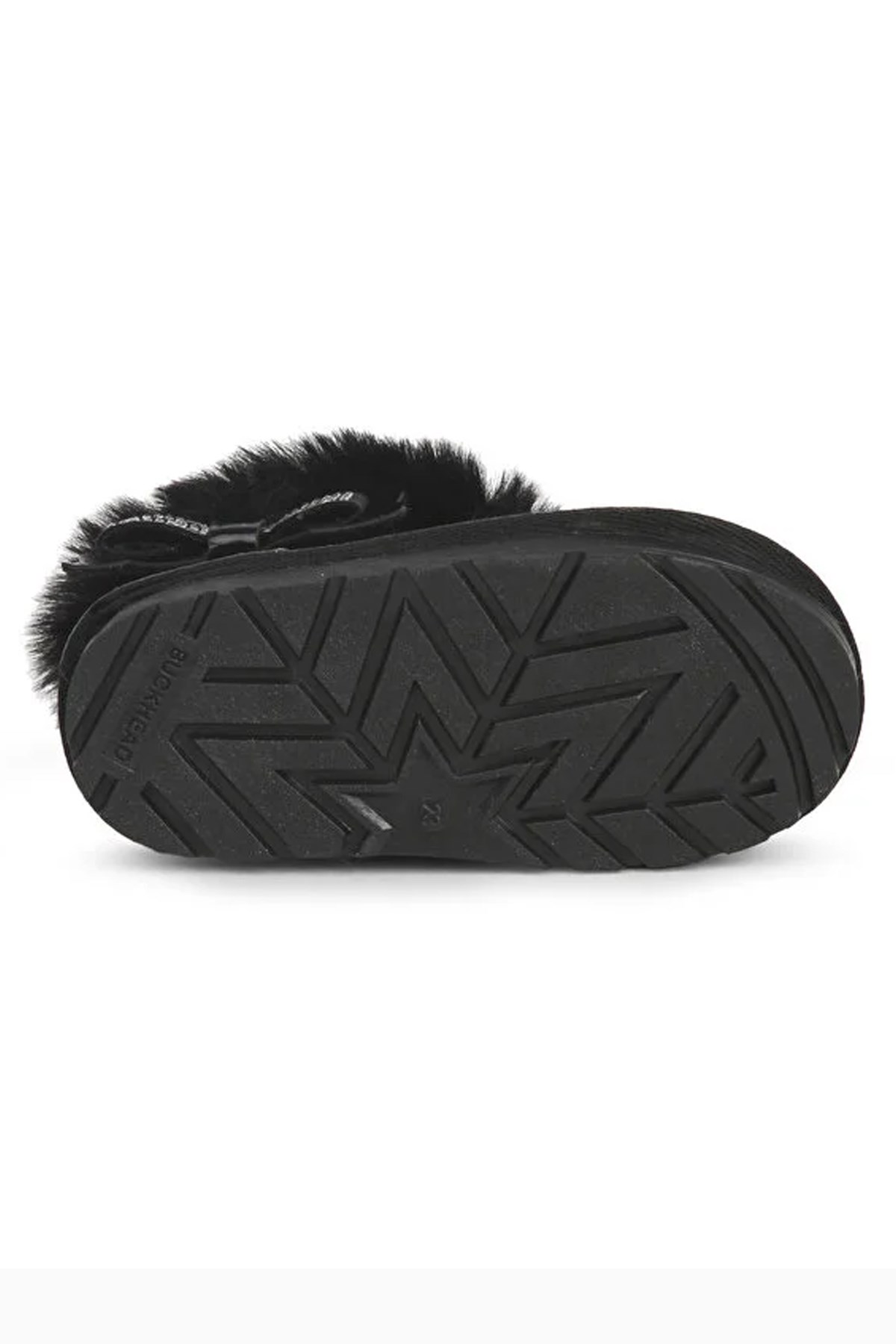 Buckhead Curly Çocuk Panduf Siyah