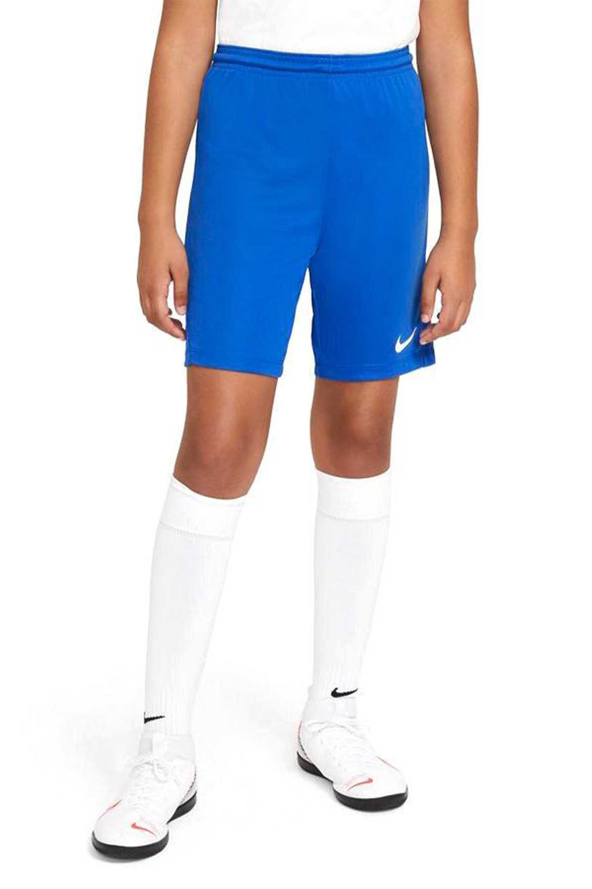 Nike Park III Çocuk Spor Şort BV6865-463 Mavi