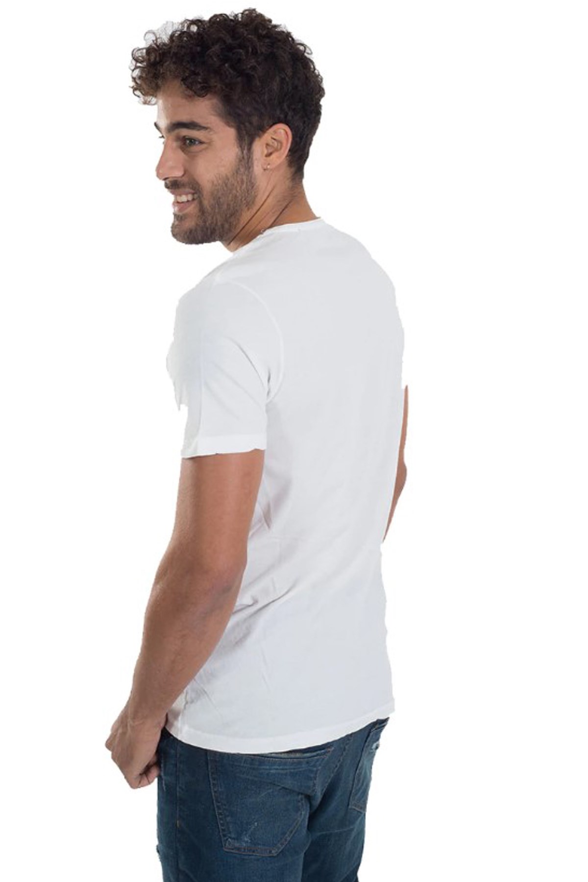 Nors Addictive Loose Erkek Tshirt C0007 Beyaz