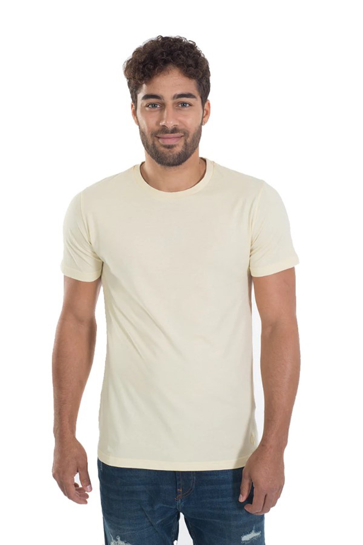 Nors Basic Erkek Tshirt C0017 Sarı