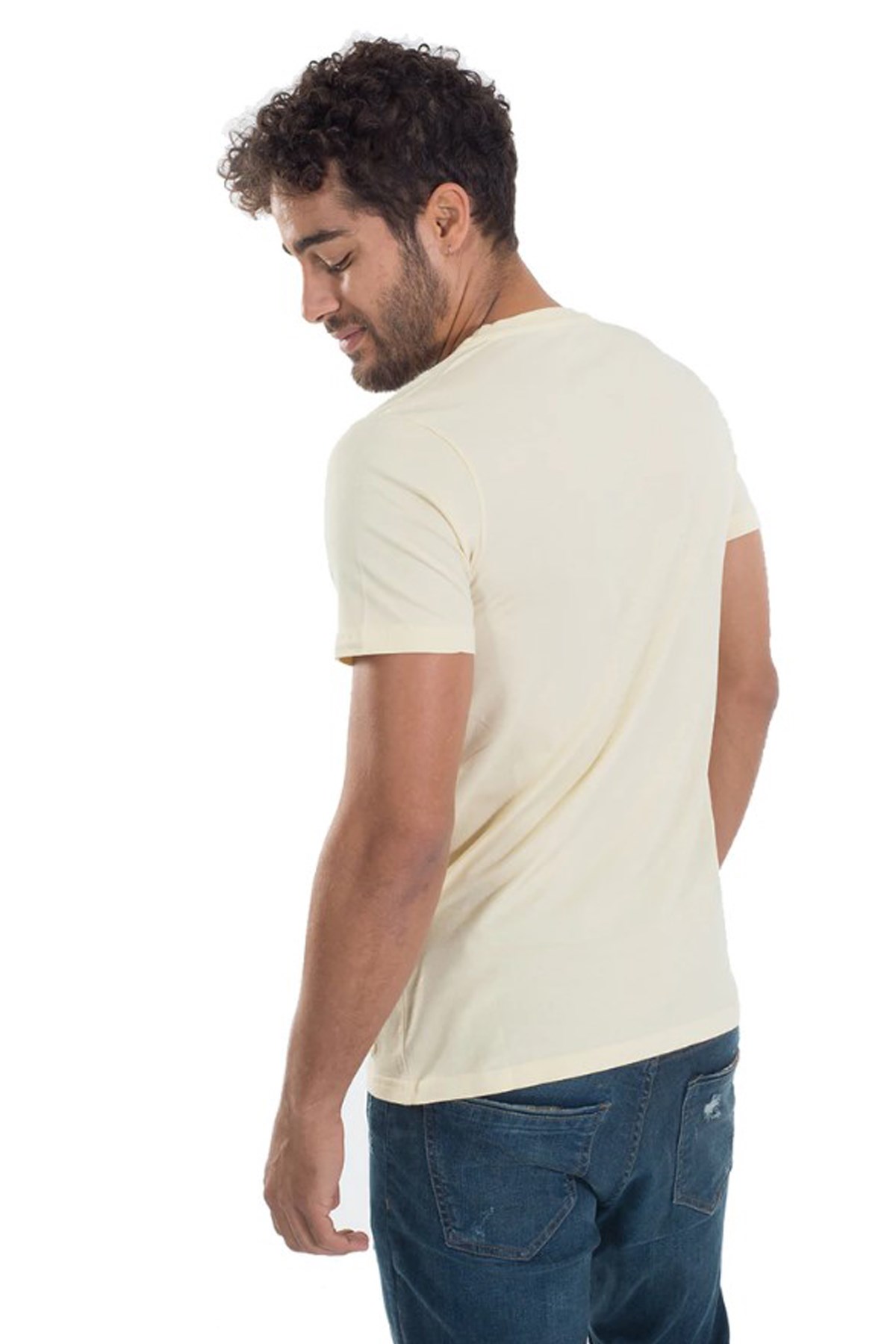 Nors Basic Erkek Tshirt C0017 Sarı