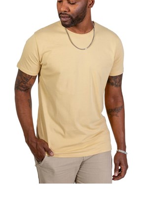 Nors Basic Loose Erkek Tshirt C0019 Sarı