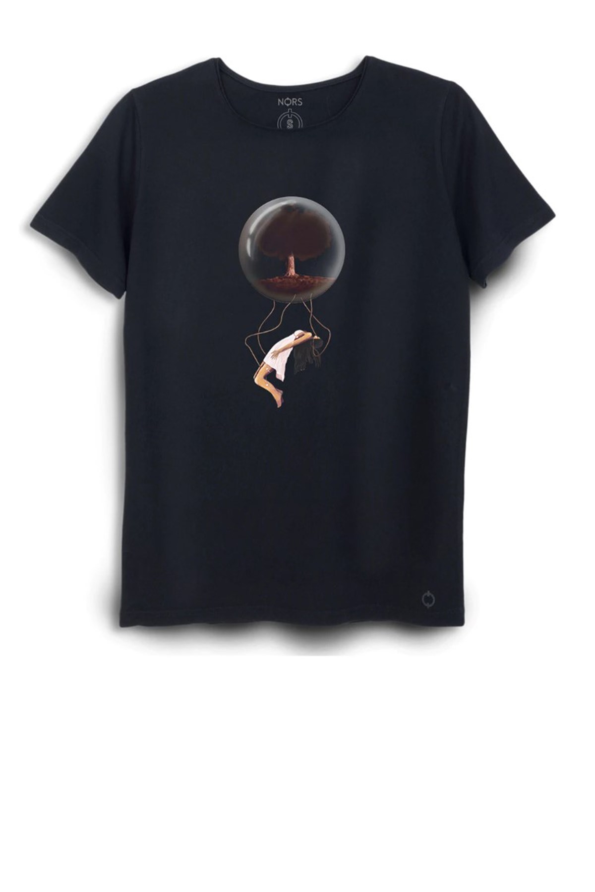 Nors I See You Loose Erkek Tshirt C0046 Siyah