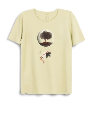 Nors I See You Loose Erkek Tshirt C0046 Sarı