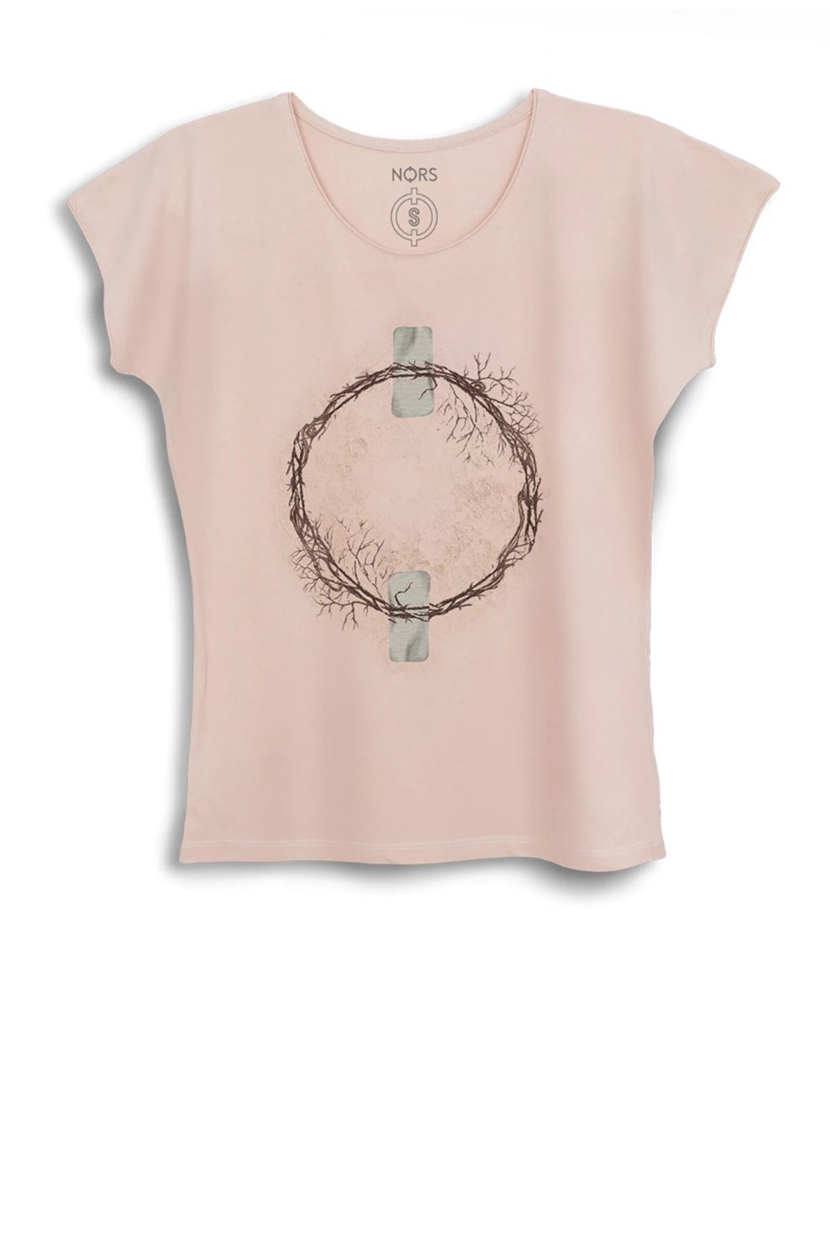 Nors Logo Kadın Tshirt C0083 Pembe