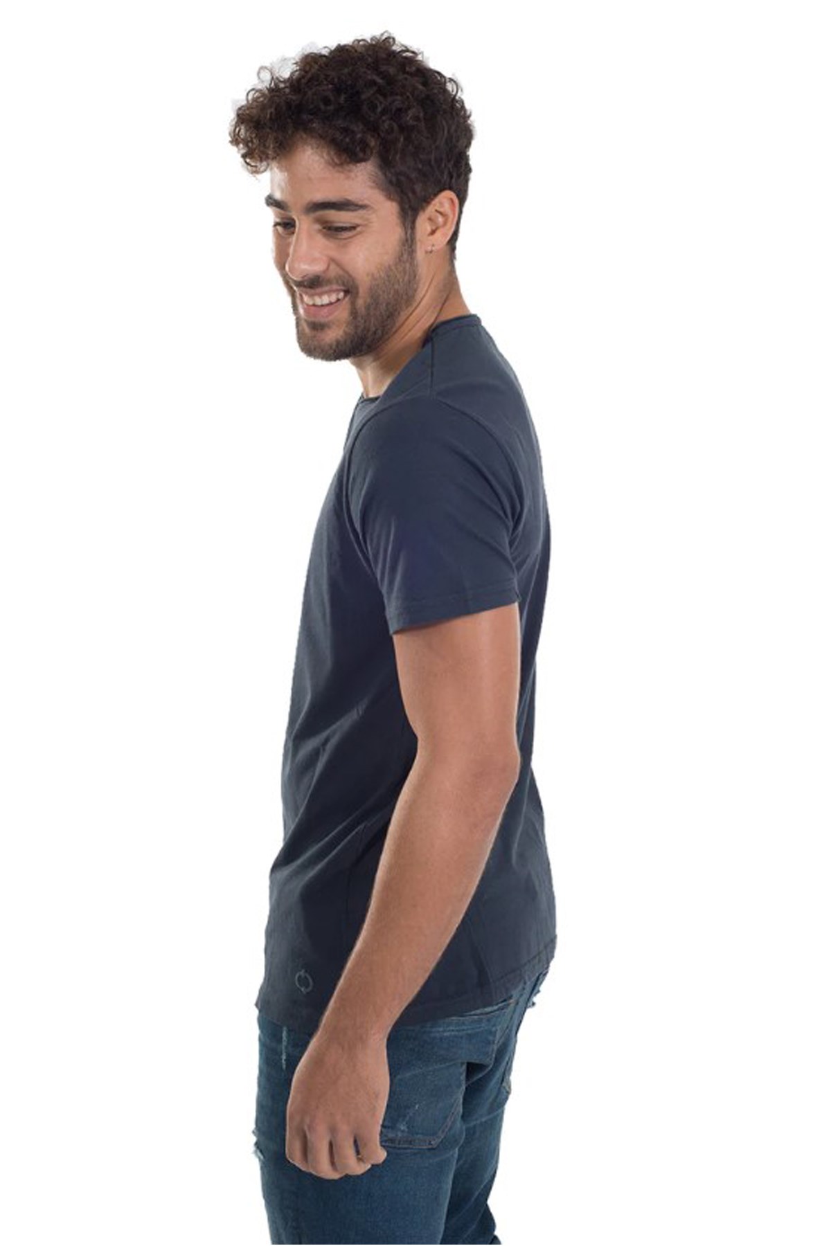 Nors Universe No 1 Loose Erkek Tshirt C0105 Lacivert