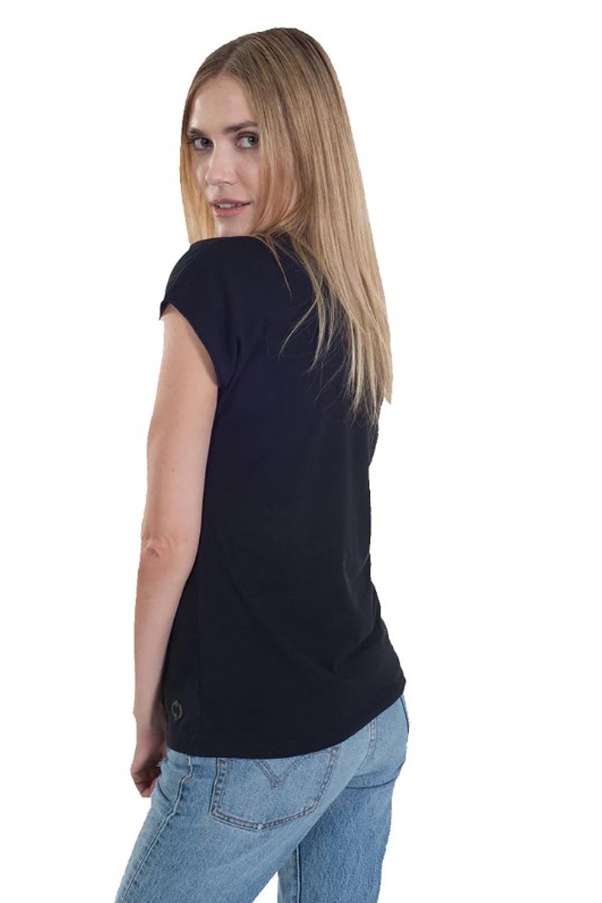 Nors Universe No 3 Kadın Tshirt C0110 Siyah