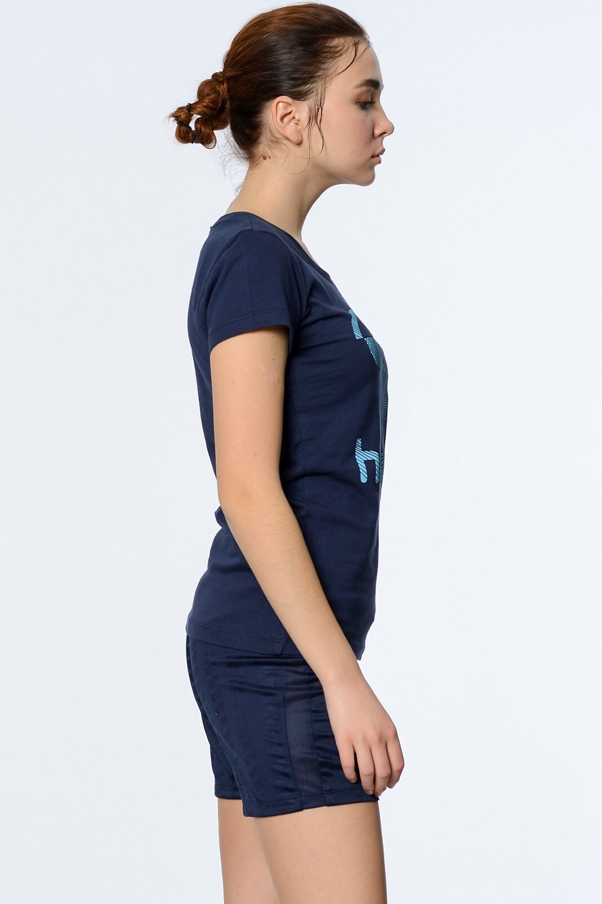 Hummel Alicia Kadın Tişört C08103-7459 Lacivert