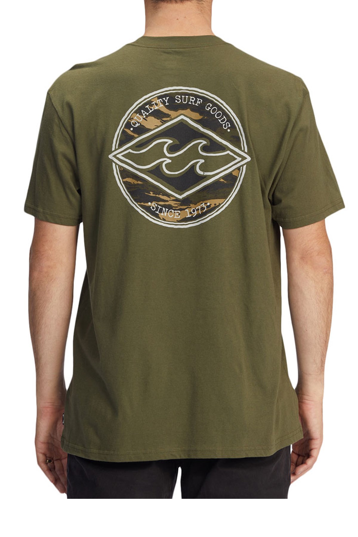 Billabong Rotor Diamond Ss Erkek Tişört C1SS11 Haki