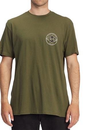 Billabong Rotor Diamond Ss Erkek Tişört C1SS11 Haki