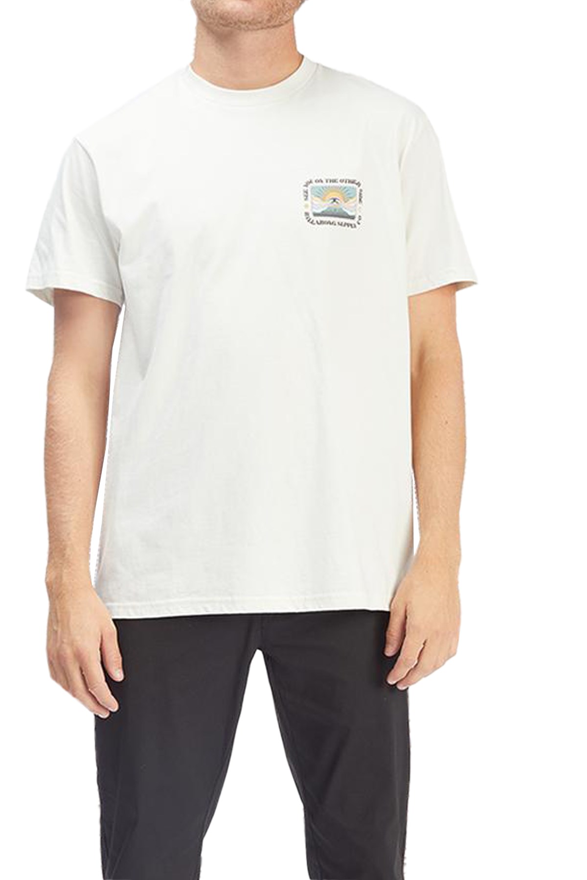 Billabong Sight Ss Erkek Tişört C1SS32 Ekru