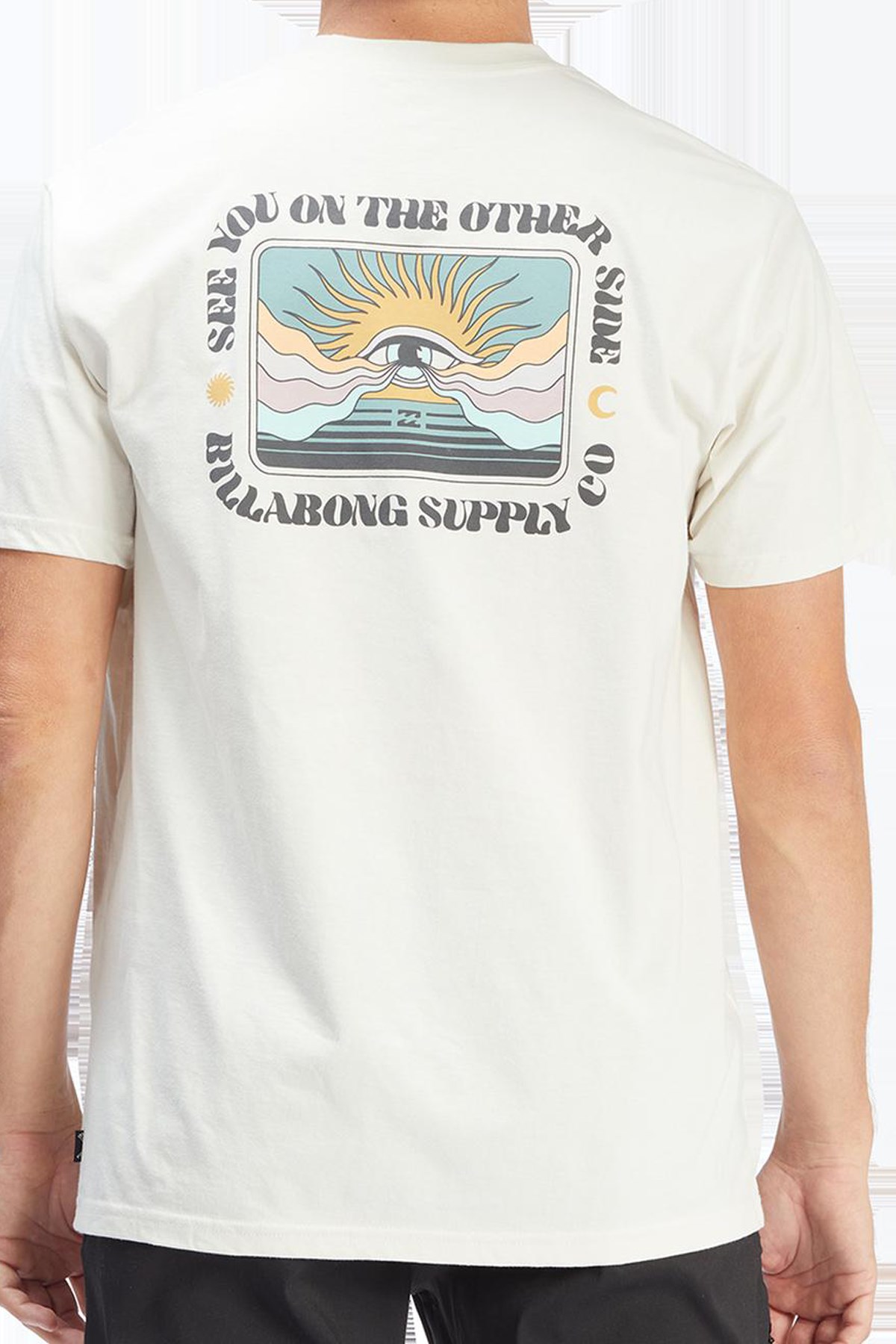 Billabong Sight Ss Erkek Tişört C1SS32 Ekru