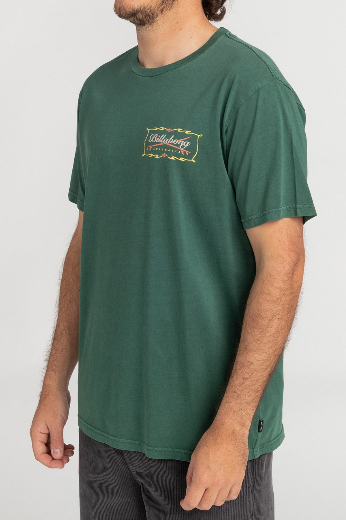 Billabong Born Is 73 Ss Erkek Tişört C1SS35 Yeşil