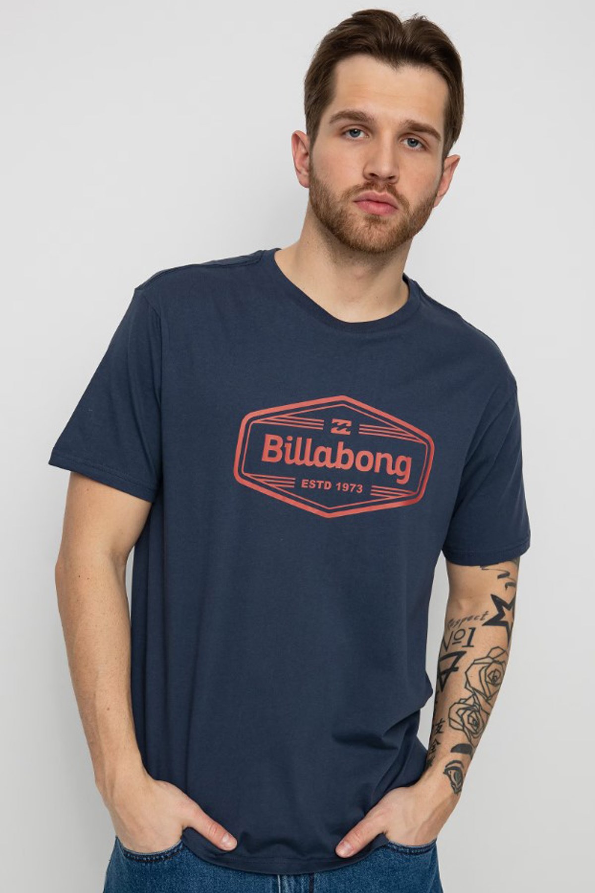 Billabong Trademark Erkek Tişört C1SS62BIP2 Mavi