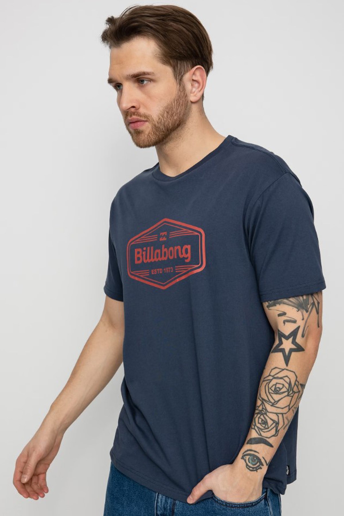 Billabong Trademark Erkek Tişört C1SS62BIP2 Mavi