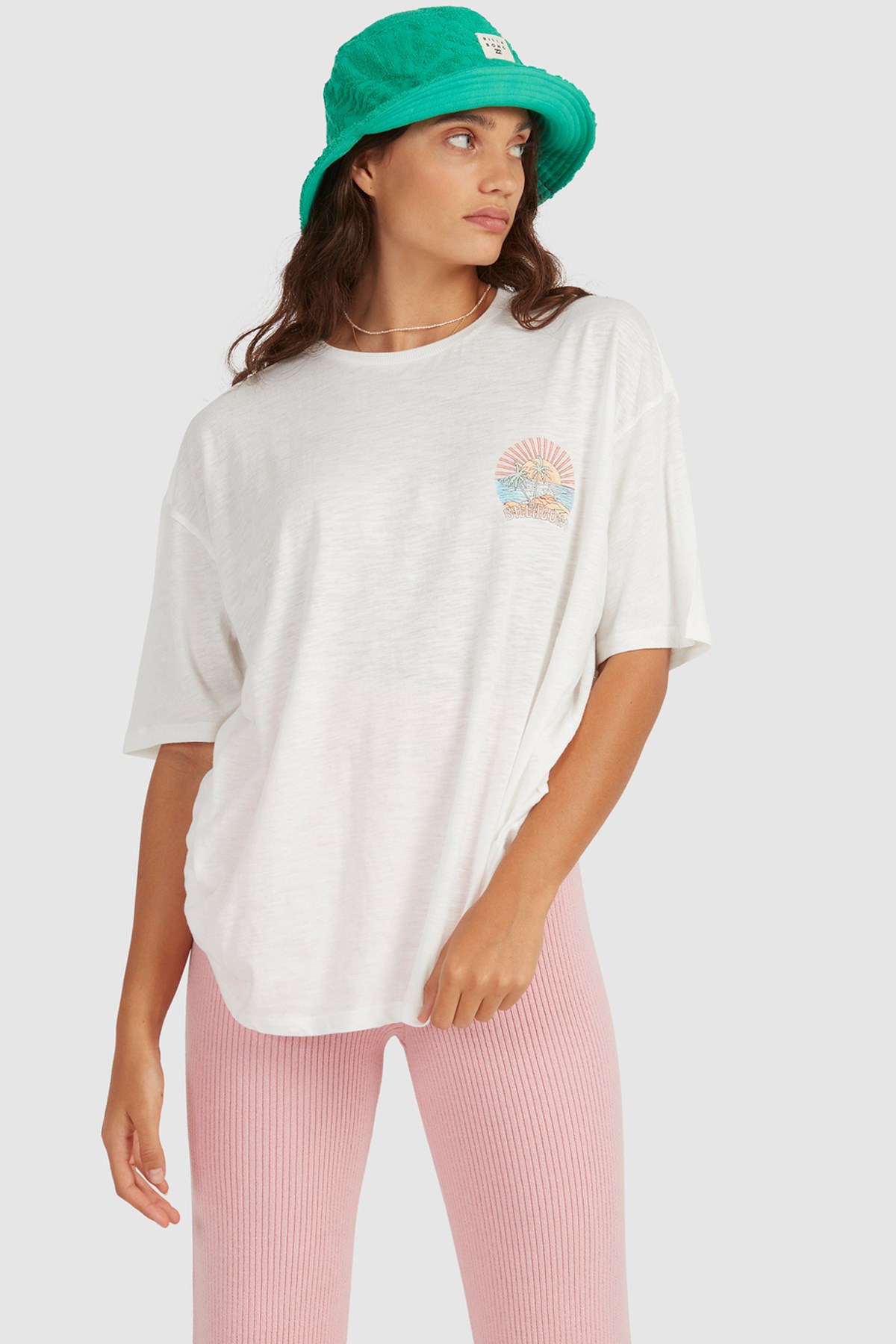 Billabong Sunny Snapper Ss Kadın Tişört C3SS51 Mavi