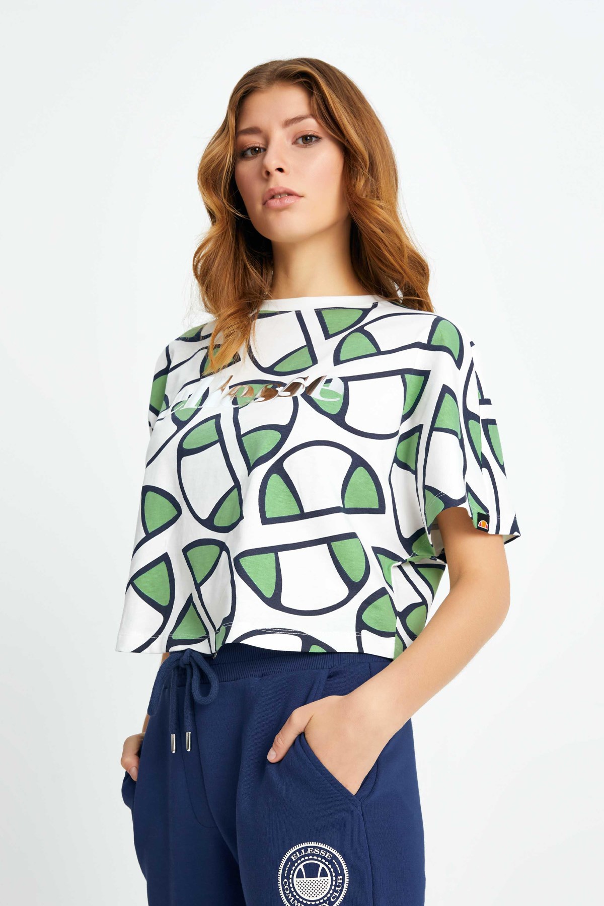 Ellesse Kadın Tişört CF011-1-WT Beyaz
