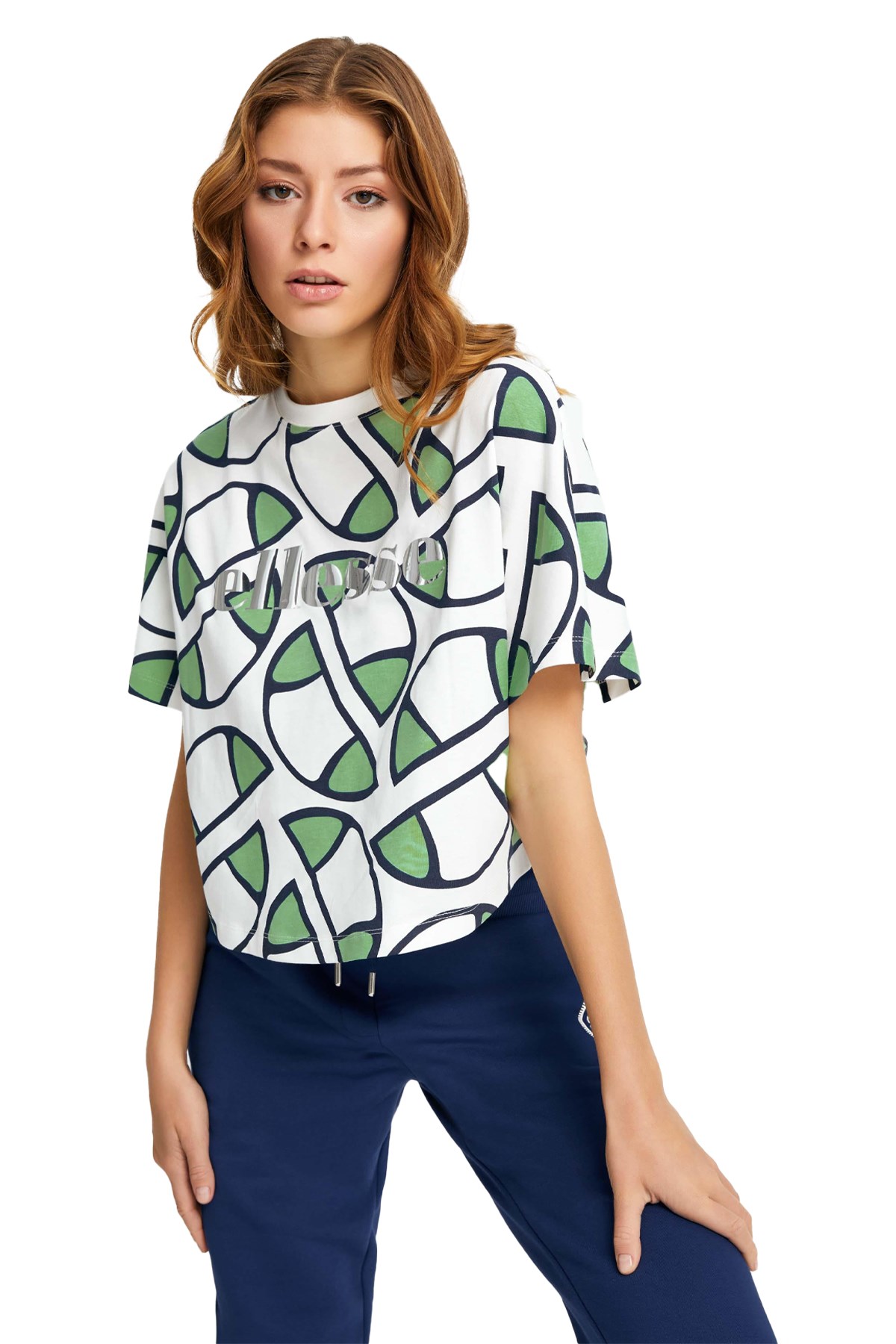 Ellesse Kadın Tişört CF011-1-WT Beyaz