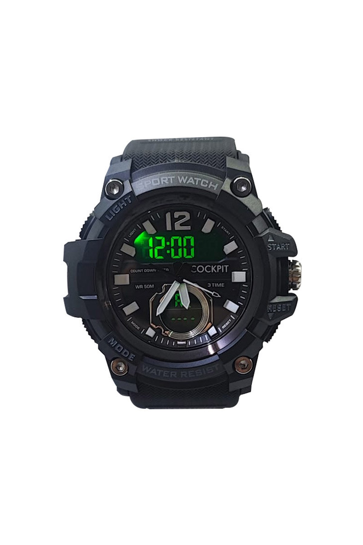 Cockpit Erkek Kol Saati CK-2725BK Siyah