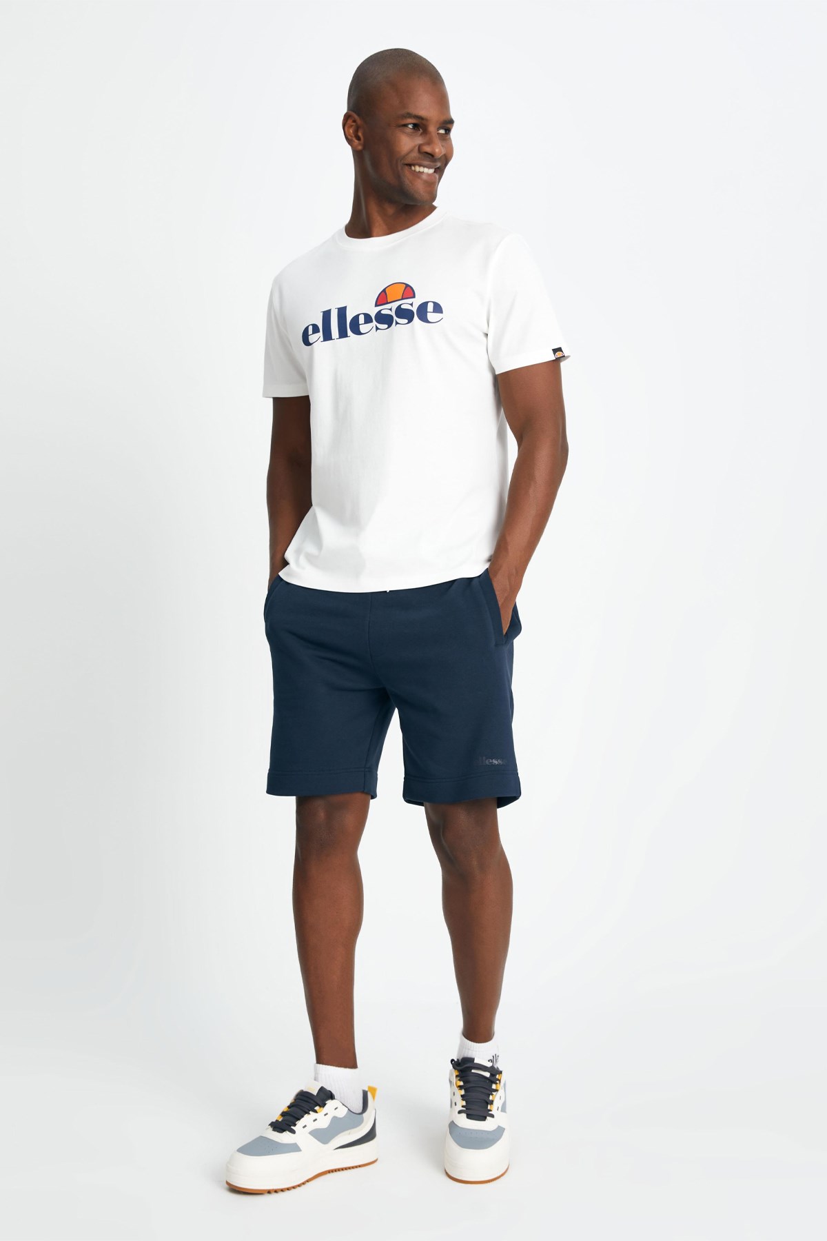 Ellesse Erkek Tişört CM012-1-WT Beyaz