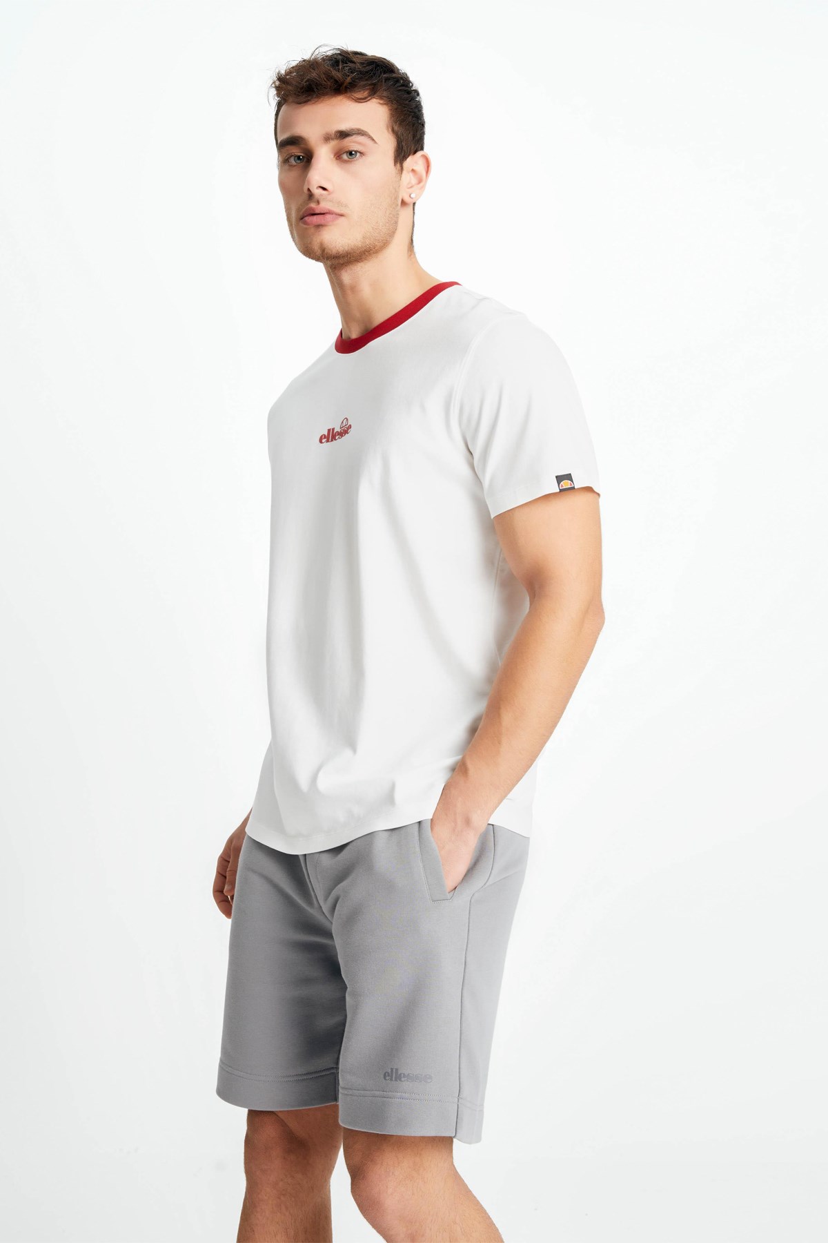 Ellesse Erkek Tişört CM018-1-BRD Beyaz