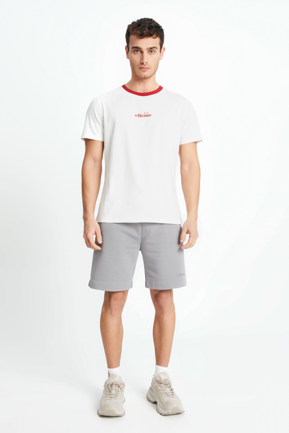 Ellesse Erkek Tişört CM018-1-BRD Beyaz