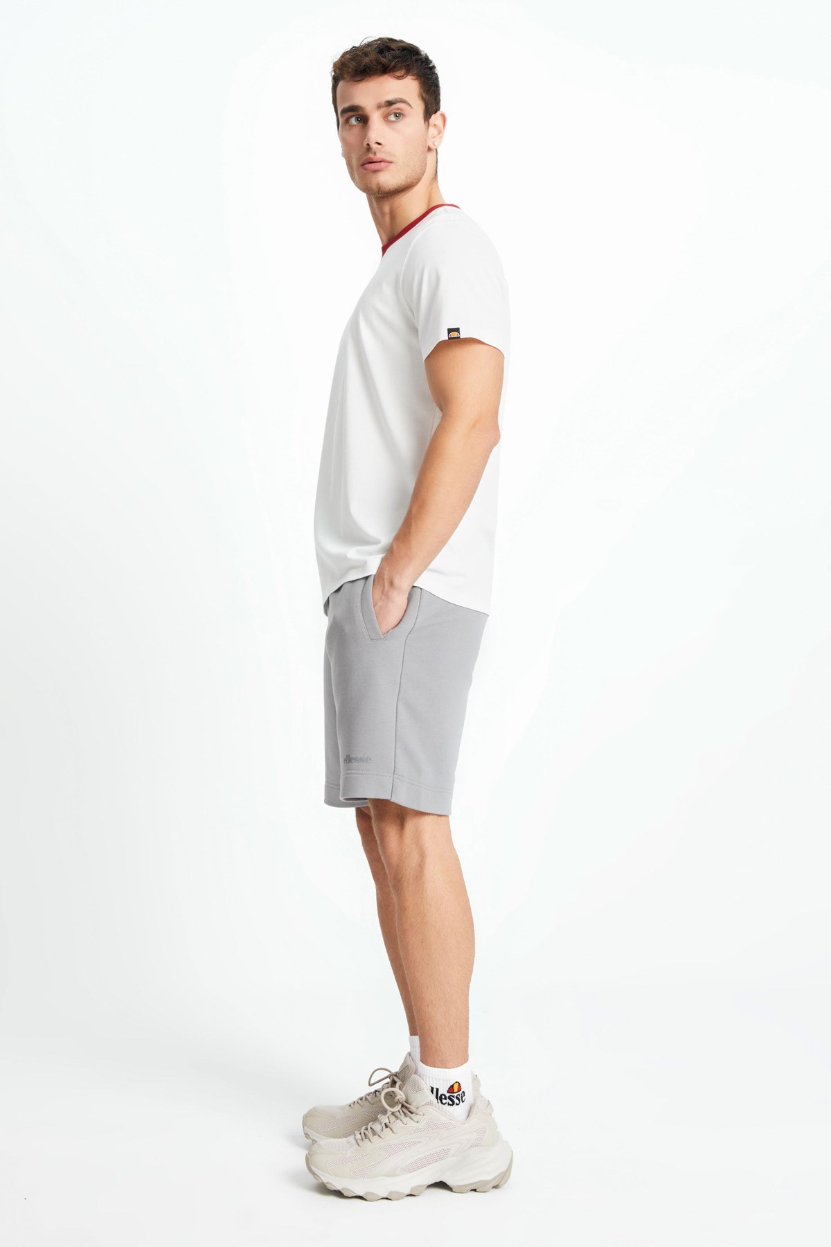 Ellesse Erkek Tişört CM018-1-BRD Beyaz