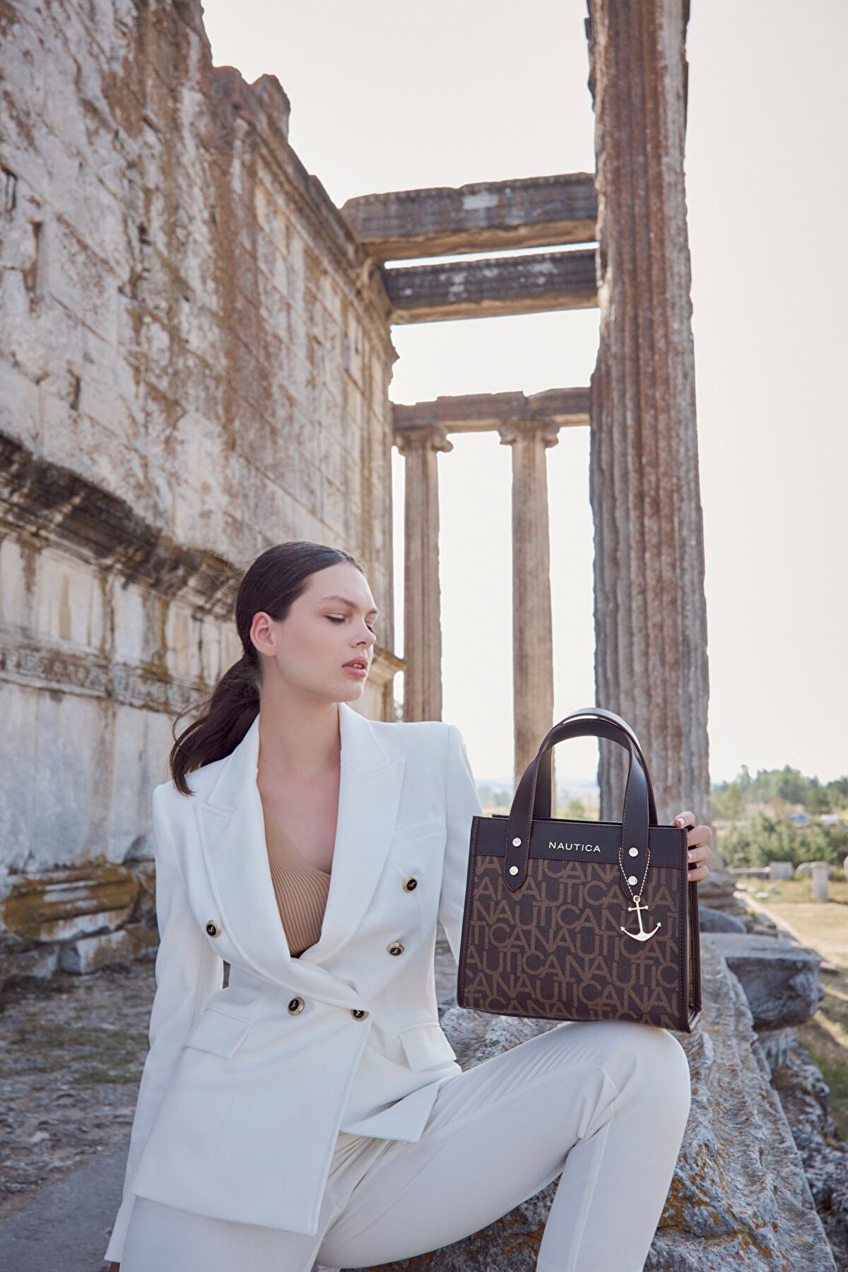 Nautica Kadın Omuz Çanta CN3507T Kahverengi