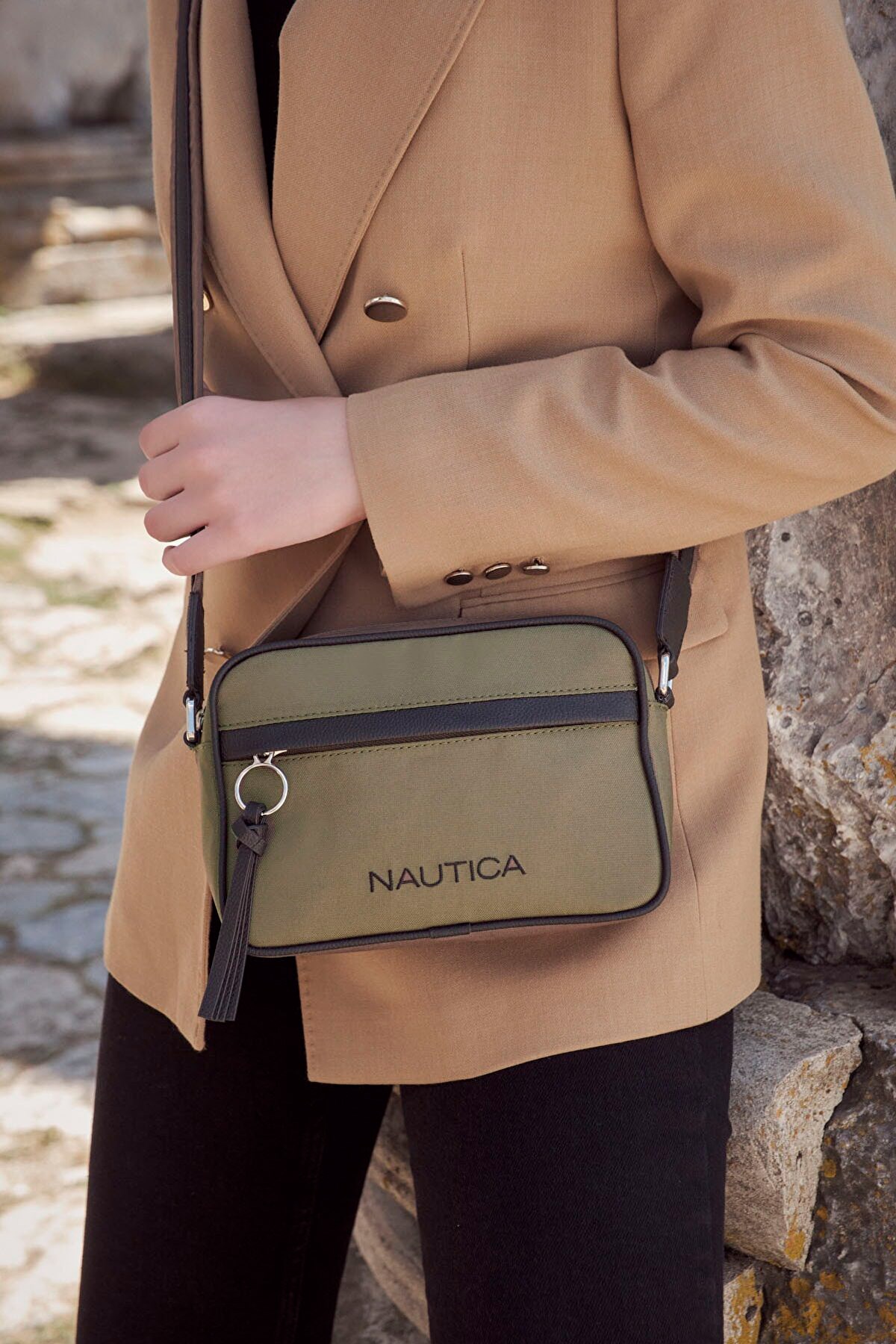 Nautica Kadın Çapraz Çanta CN3533T Haki