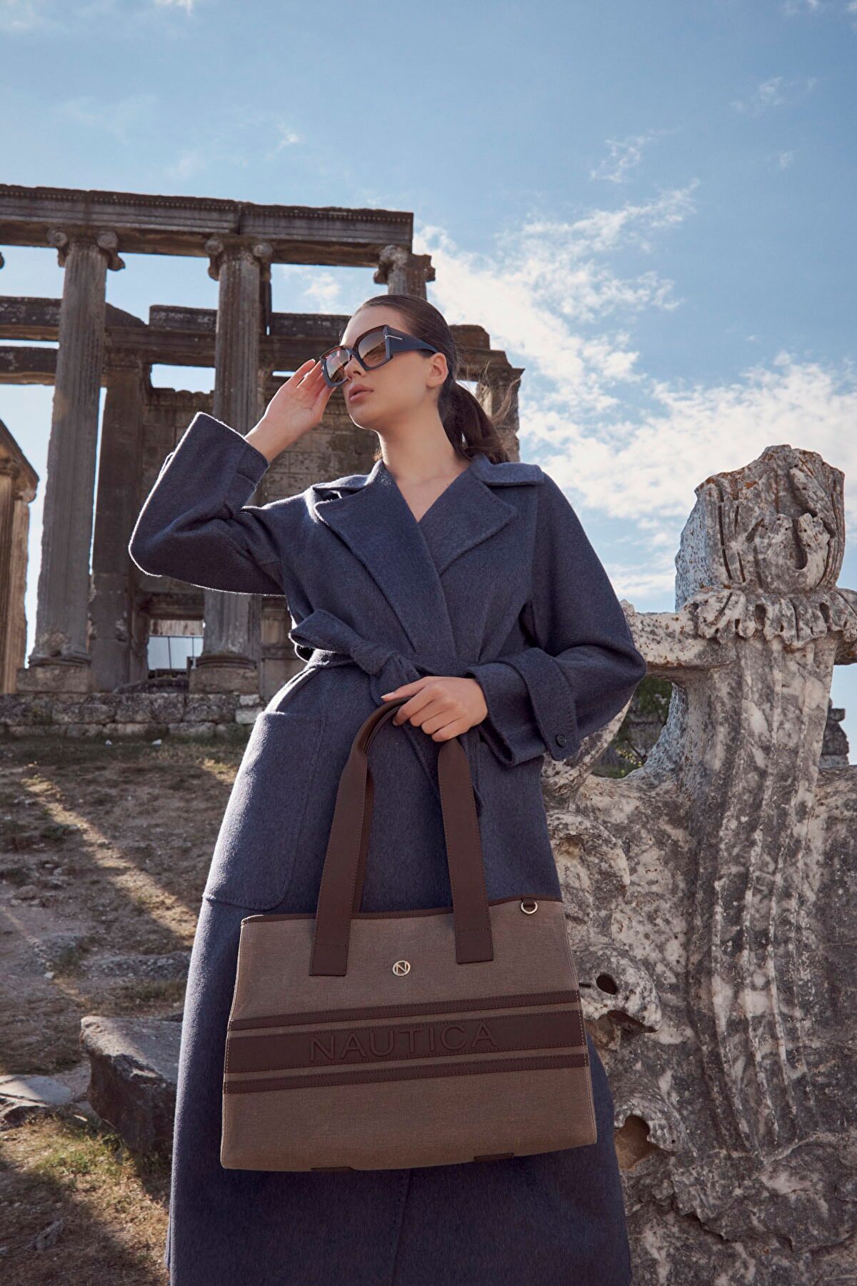 Nautica Kadın Omuz Çanta CN3604T Kahverengi