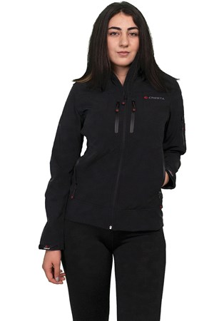Cresta Softshell Gizli Kapüşonlu Kadın Mont CRST1W-1053