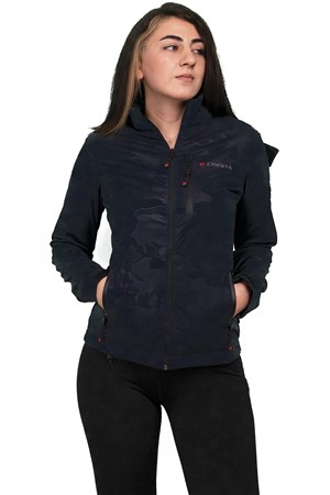 Cresta Softshell Çıkarılabilir Kapüşonlu Kadın Mont CRST1W-1150