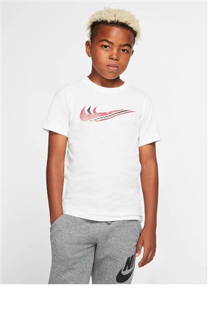 Nike Csw Triple Swosh Çocuk Tişört CU4572-100
