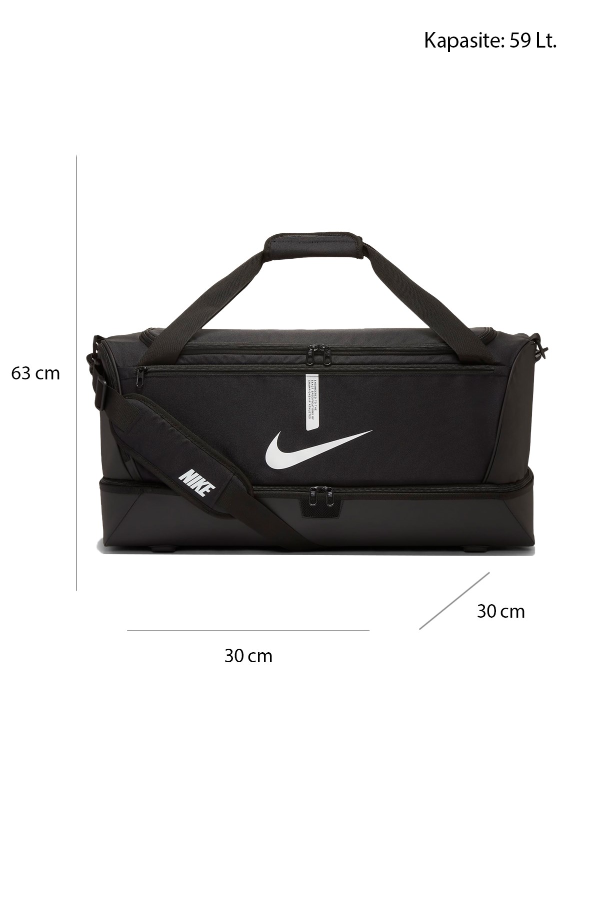 Nike Academy Team Football Unisex Spor Çantası CU8087-010 Siyah