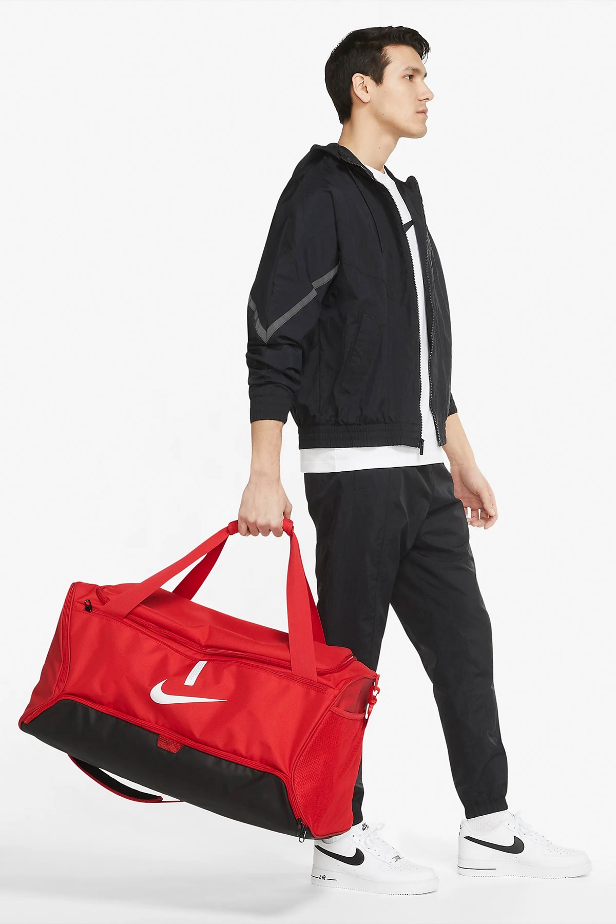 Nike Academy Team Football L Unisex Spor Çantası CU8089-657 Kırmızı