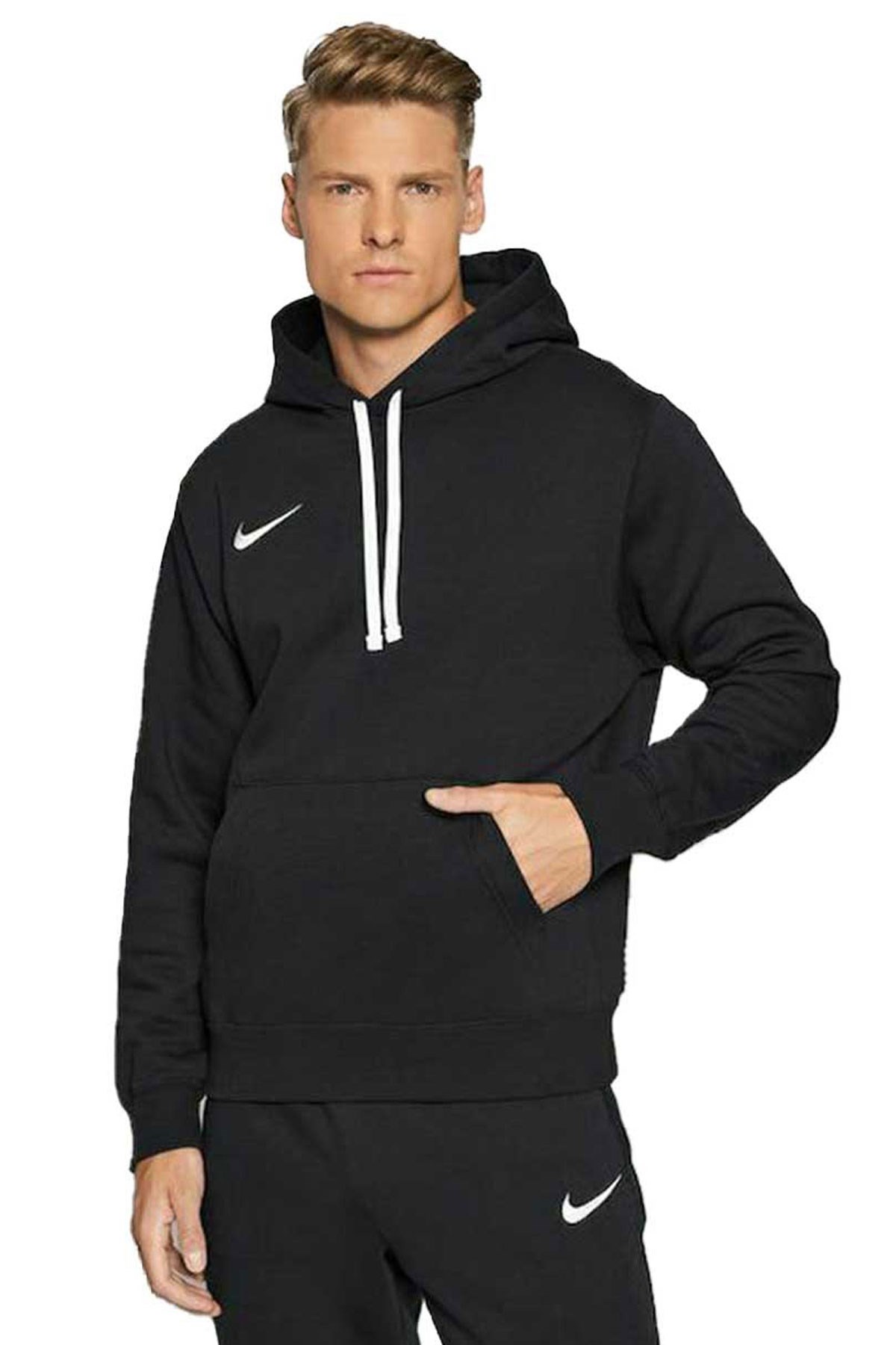 Nike Park Erkek Kapüşonlu Sweatshirt CW6894-010 Siyah